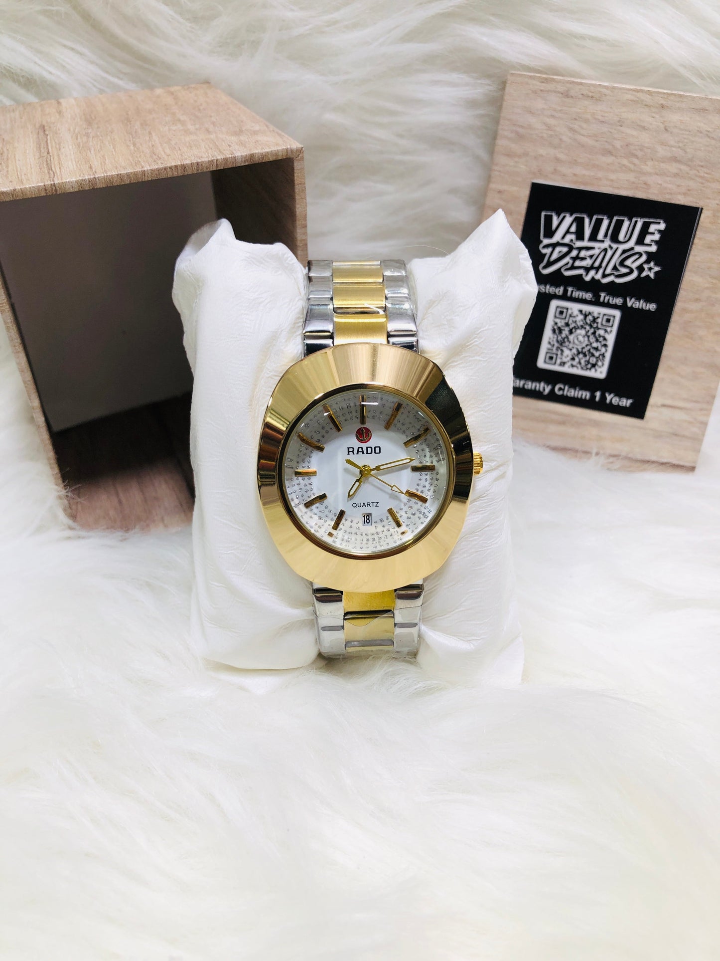 RADO EGG PREMIUM DIAMOND WATCH WATERPROOF