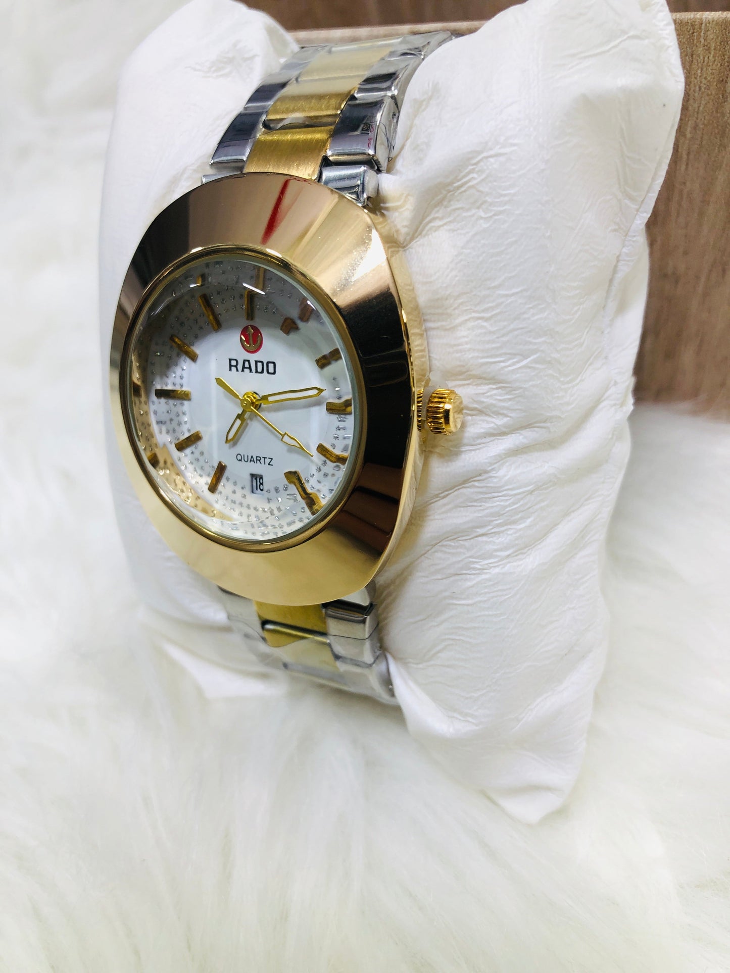 RADO PREMIUM DIAMOND WATCH TWOTONE WHITE