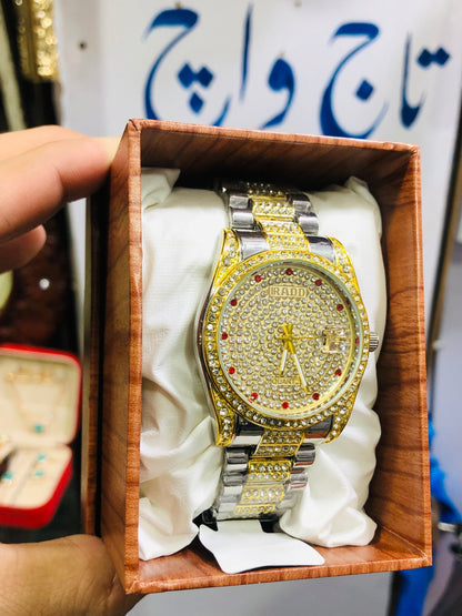 Diamond Watch Limited Edition Two tone Golden and Silver