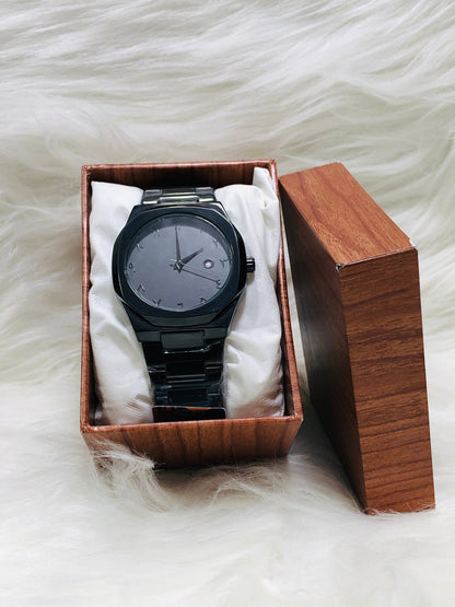 Original Ticarto Black Arabic Aura Watch