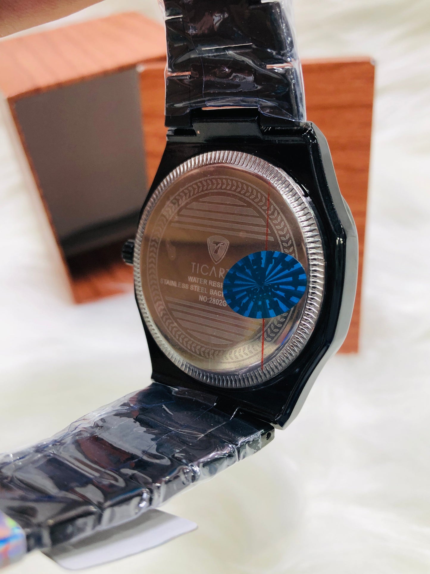 Original Ticarto Black Arabic Aura Watch