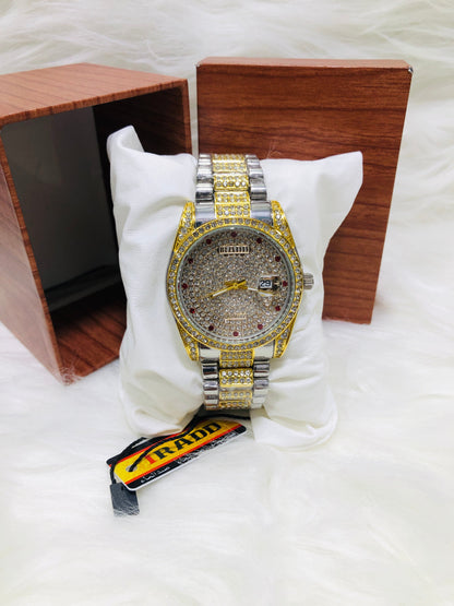 Diamond Watch Limited Edition Two tone Golden and Silver