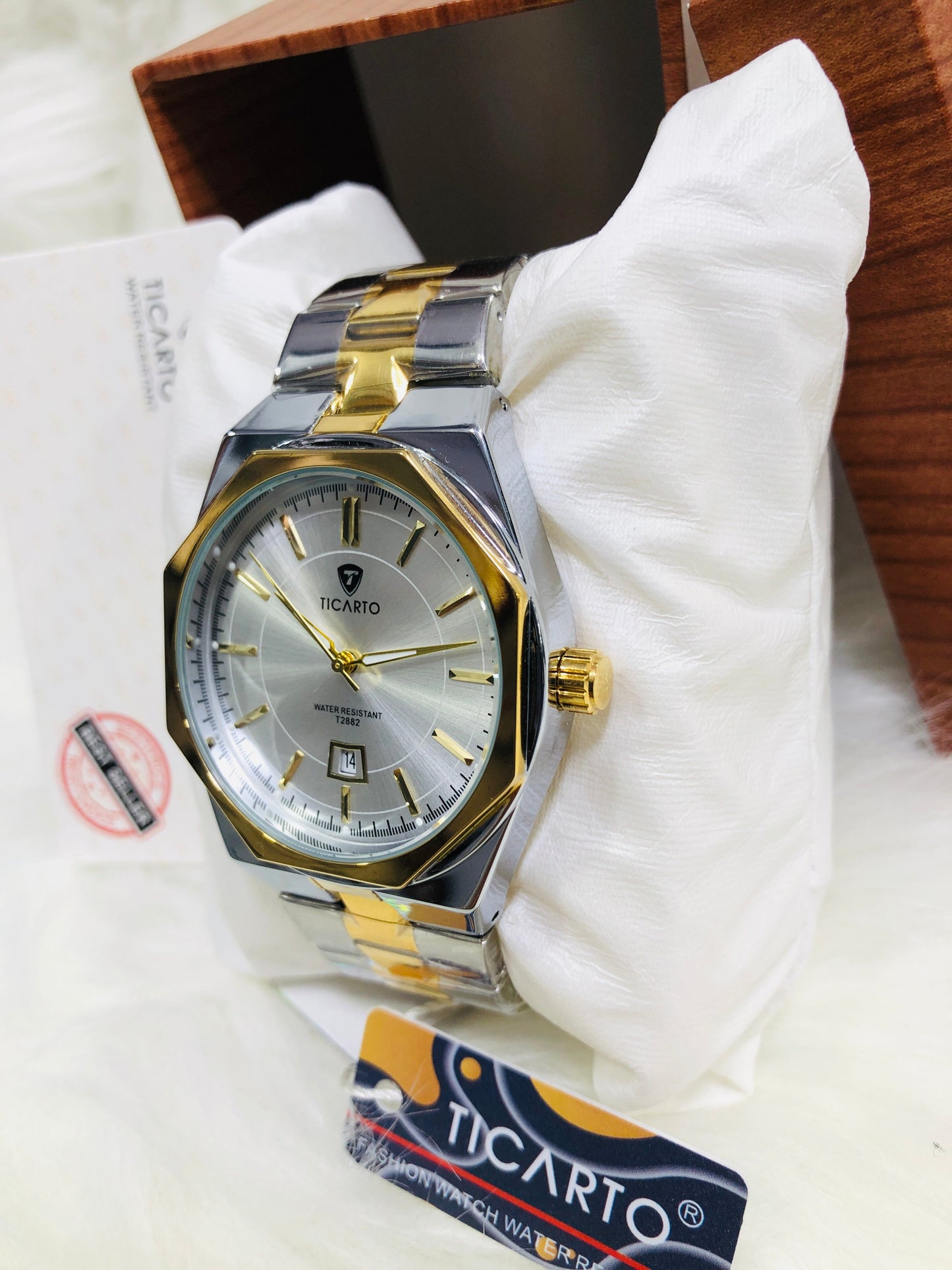 Ticarto Diamond Dial - Premium Edition T2882 - Two Tone
