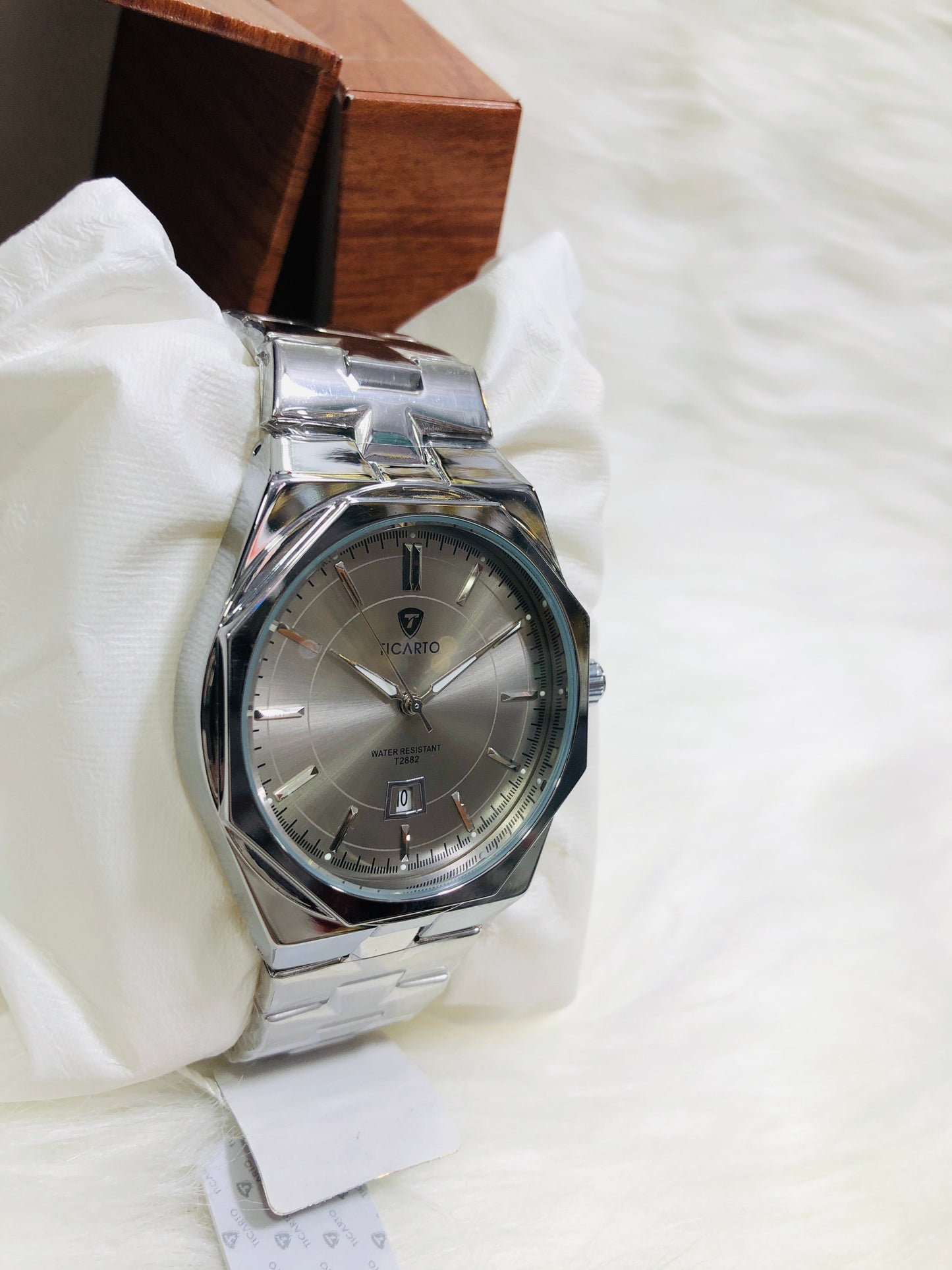 Ticarto Diamond Dial - Premium Edition T2882 - Silver