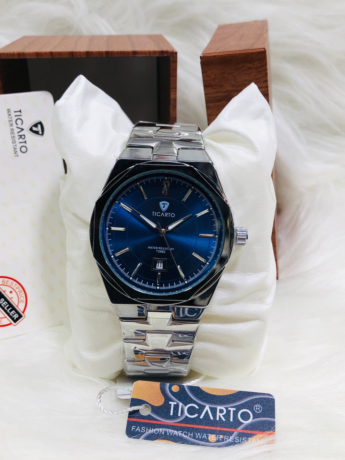 Ticarto Diamond Dial - Premium Edition T2882 - Silver