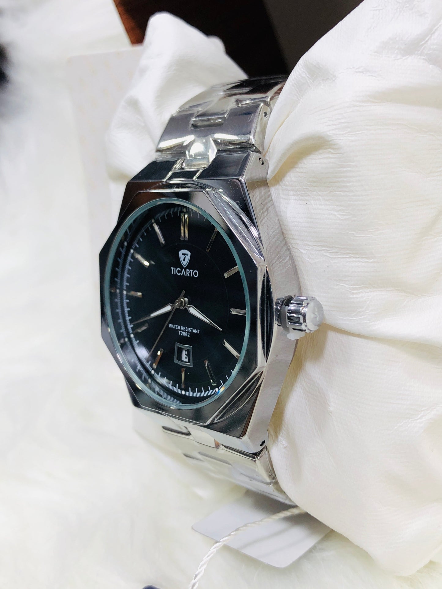 Ticarto Diamond Dial - Premium Edition T2882 - Silver