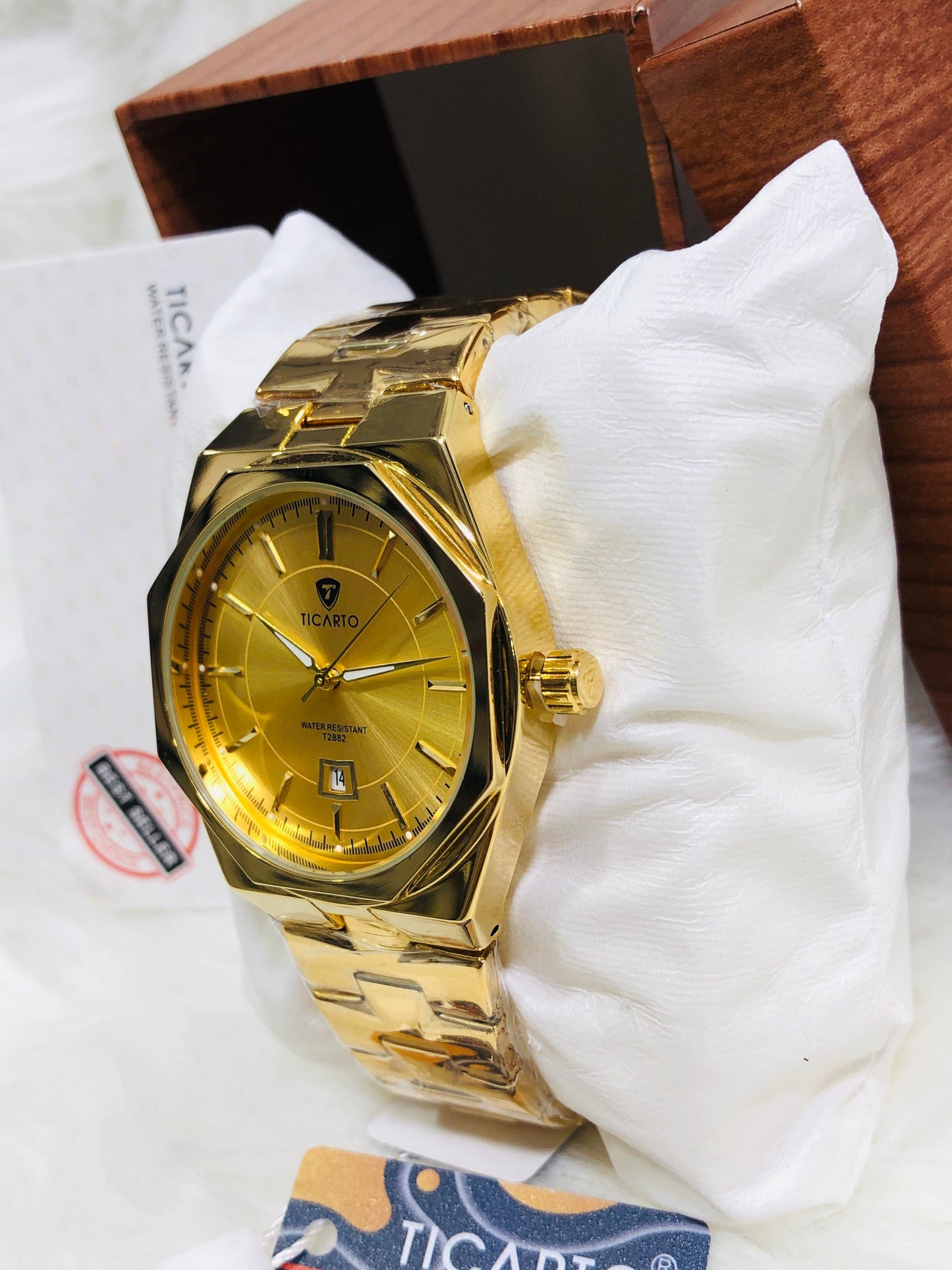 Ticarto Diamond Dial - Premium Edition T2882 - Golden