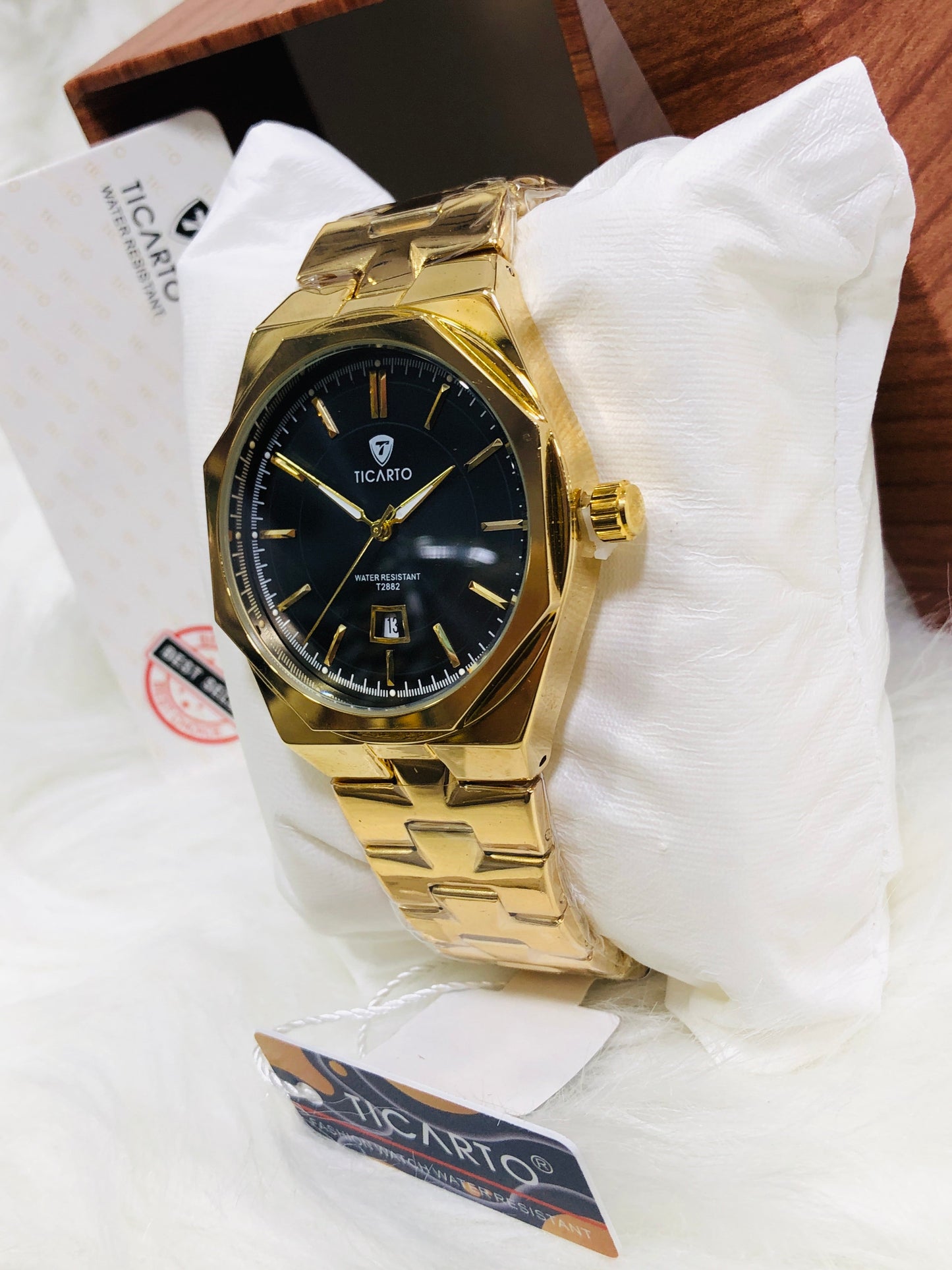 Ticarto Diamond Dial - Premium Edition T2882 - Golden