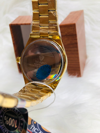 Ticarto Diamond Dial - Premium Edition T2882 - Golden