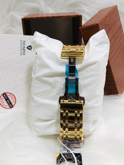 Ticarto Round Dial - Premium Edition T2887 - Golden