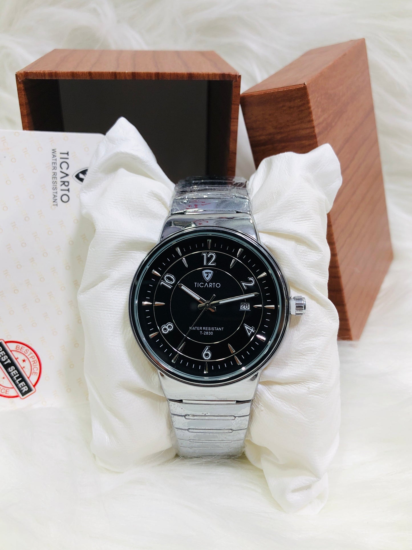 Ticarto Round Dial - Premium Edition T2830 - Silver