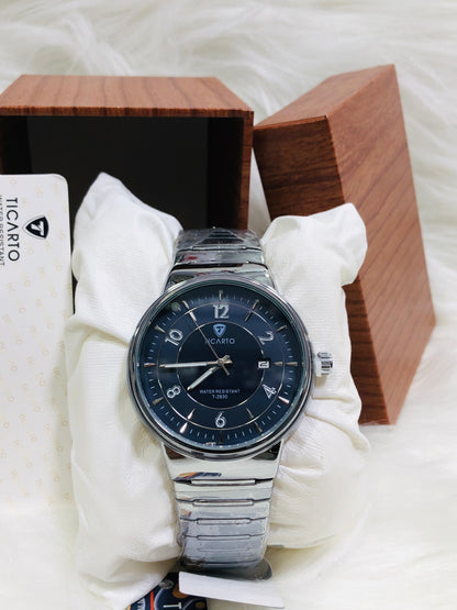 Ticarto Round Dial - Premium Edition T2830 - Silver