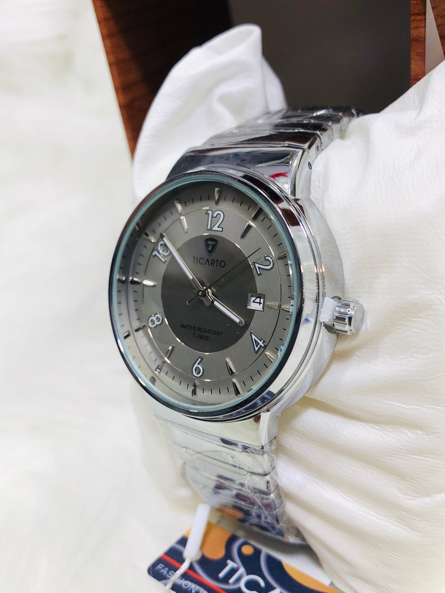 Ticarto Round Dial - Premium Edition T2830 - Silver