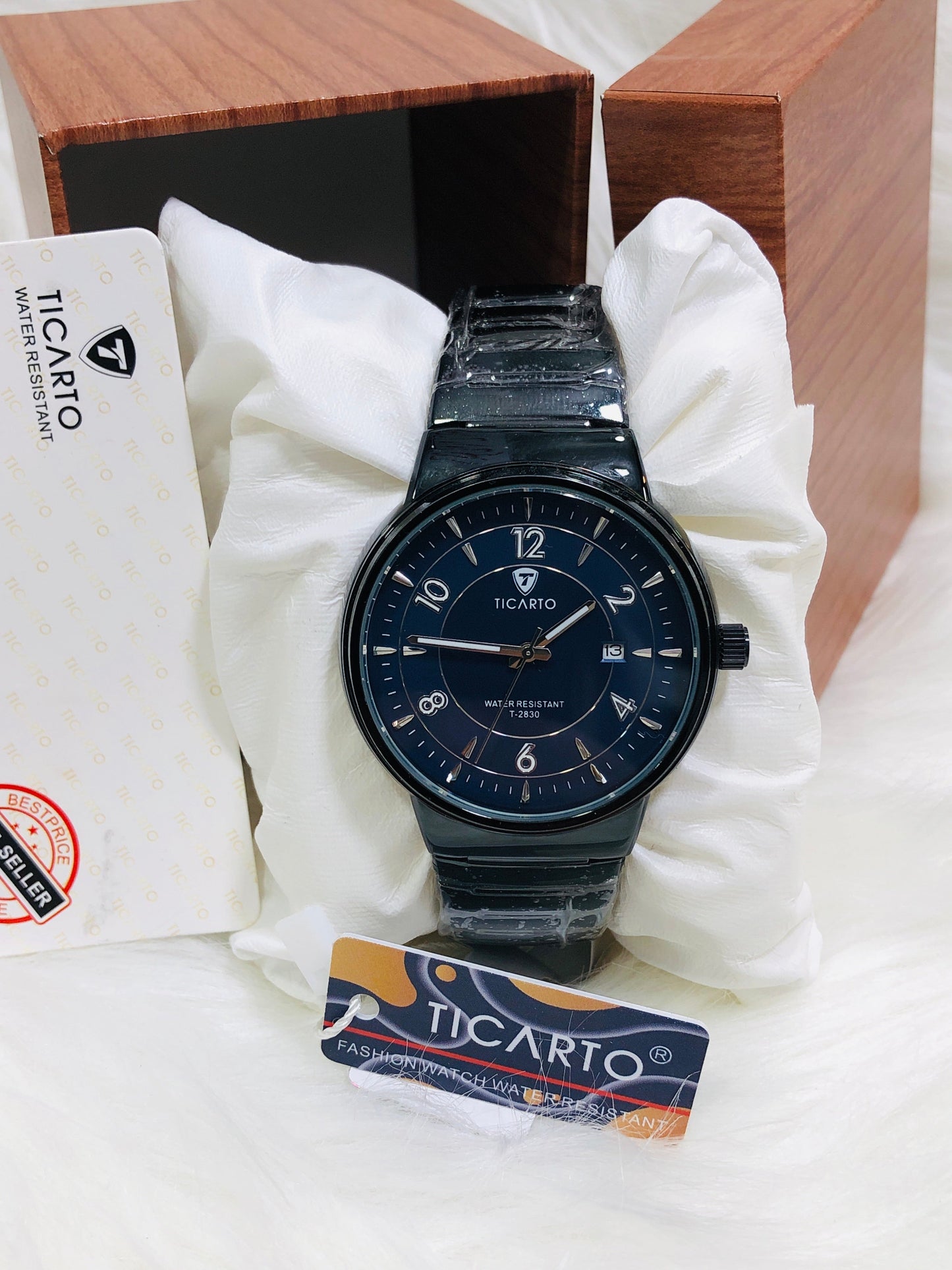 Ticarto Round Dial - Premium Edition T2830 - Black