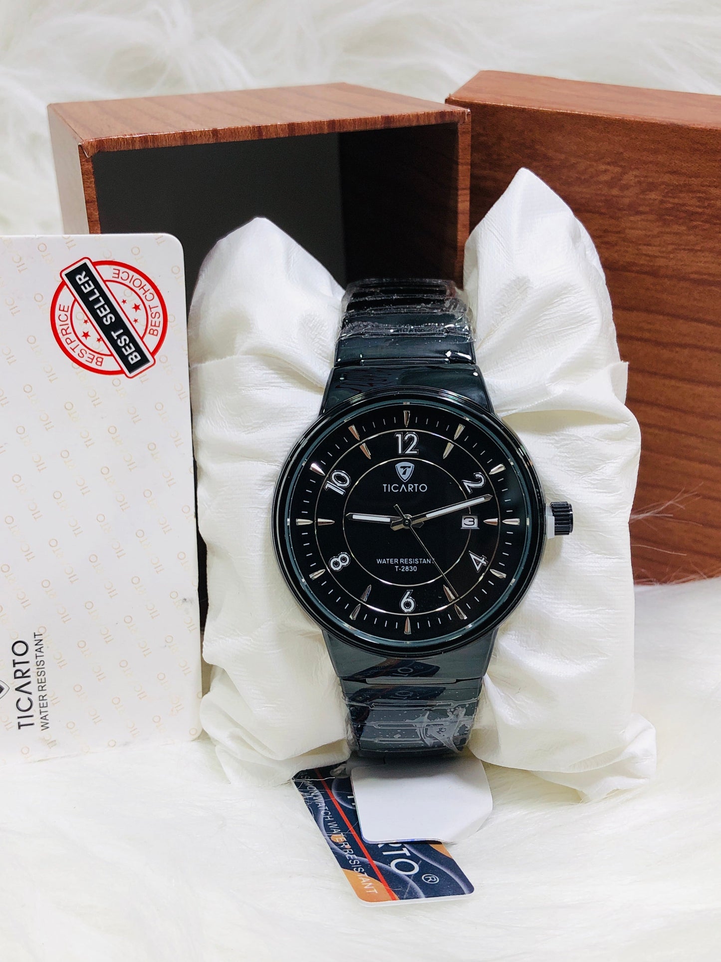 Ticarto Round Dial - Premium Edition T2830 - Black