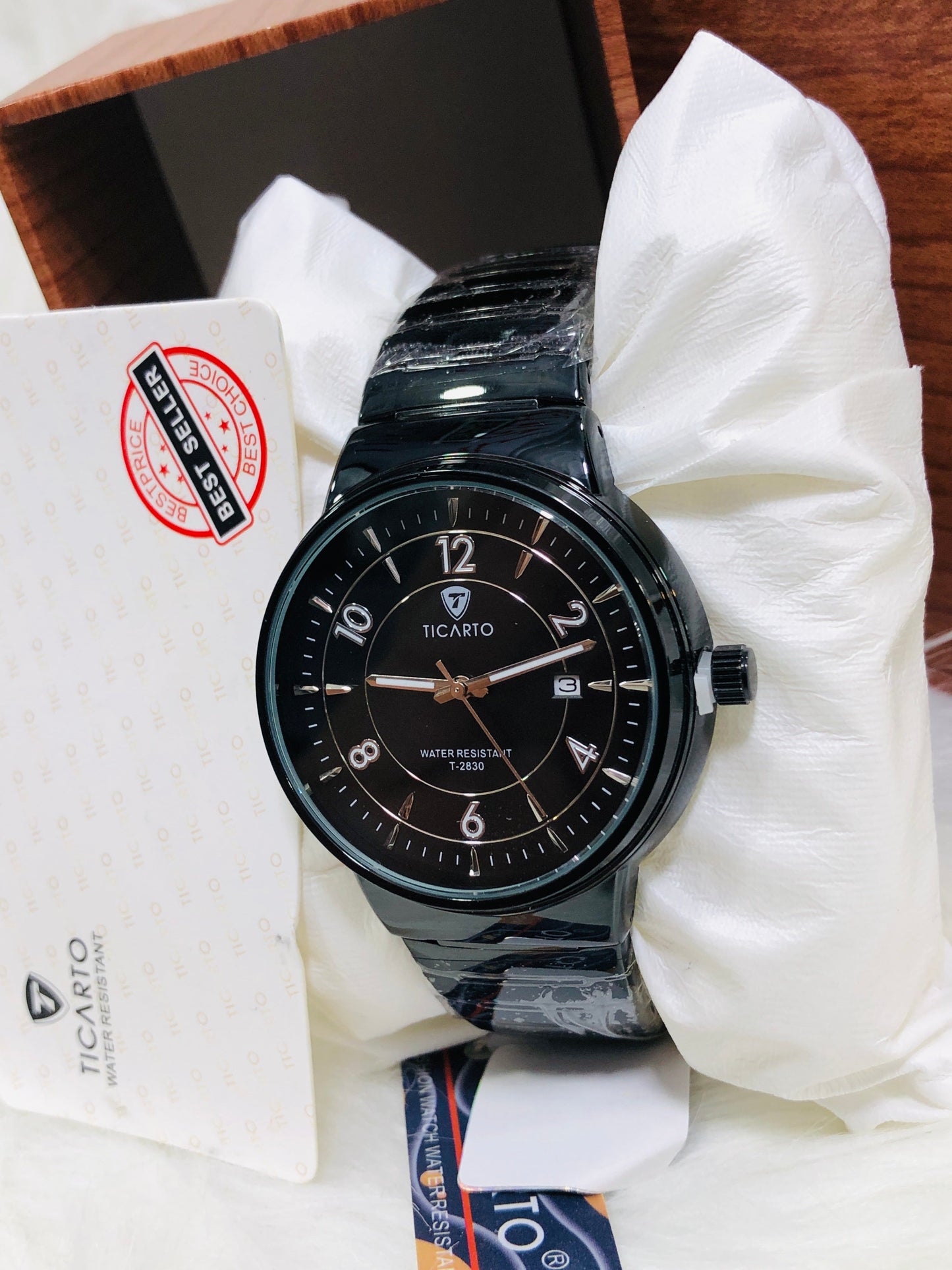 Ticarto Round Dial - Premium Edition T2830 - Black