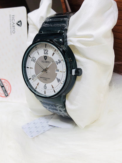 Ticarto Round Dial - Premium Edition T2830 - Black