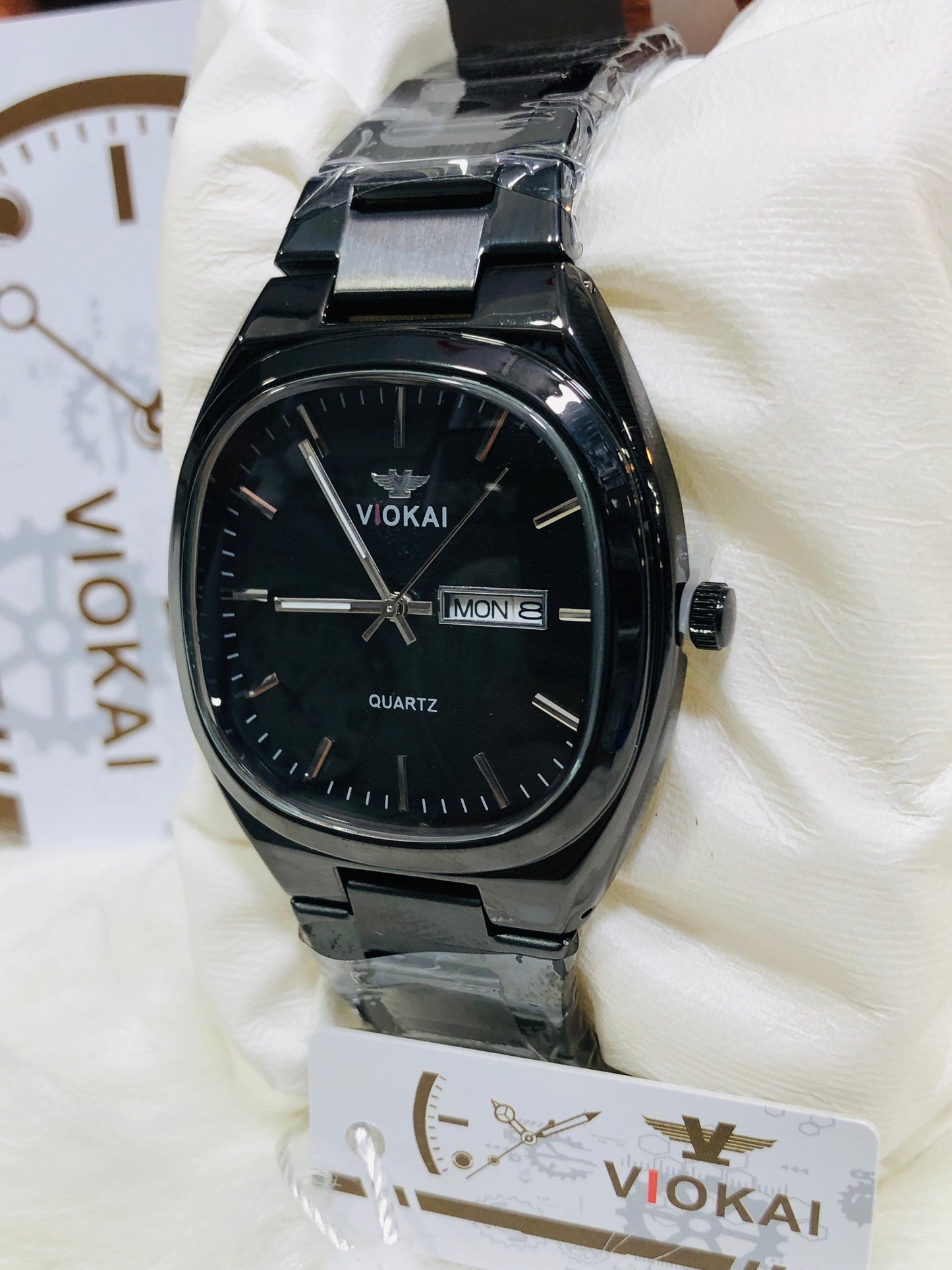 Viokai Monarch Edition - Day Date Design V8570 - Black