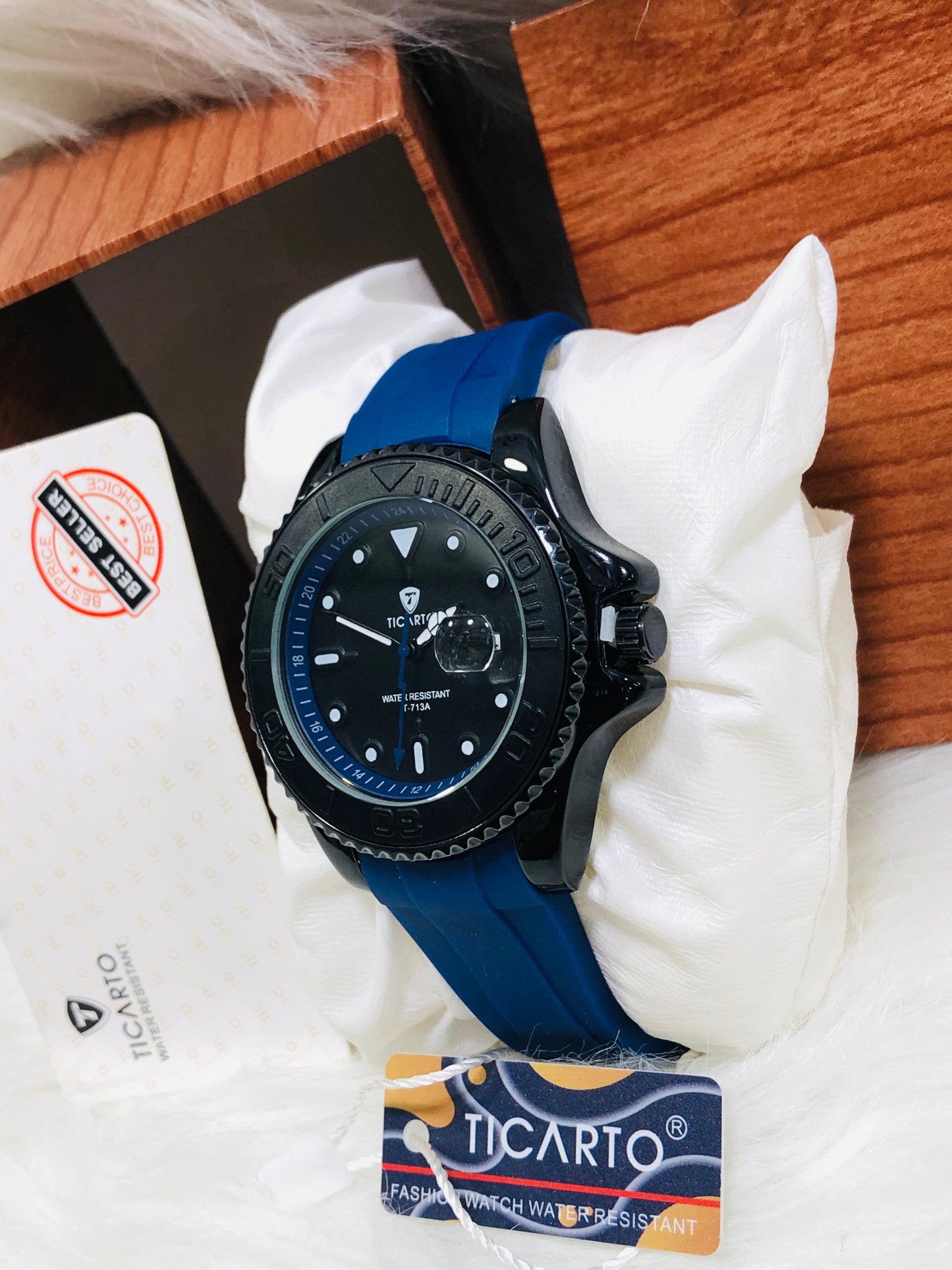 Ticarto Silicone Strap - T713A - Blue