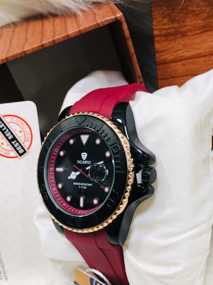 Ticarto Silicone Strap - T713A - Red